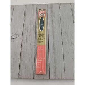 Vintage J&P Coats Neck Opening Metal Zipper 18" Forest Green 61-A